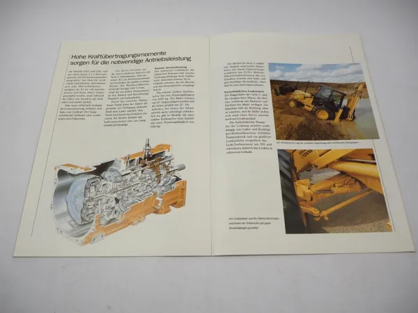 Original Prospekt Ford Baggerlader 555 C 655 C Serie C mit 26 Seiten