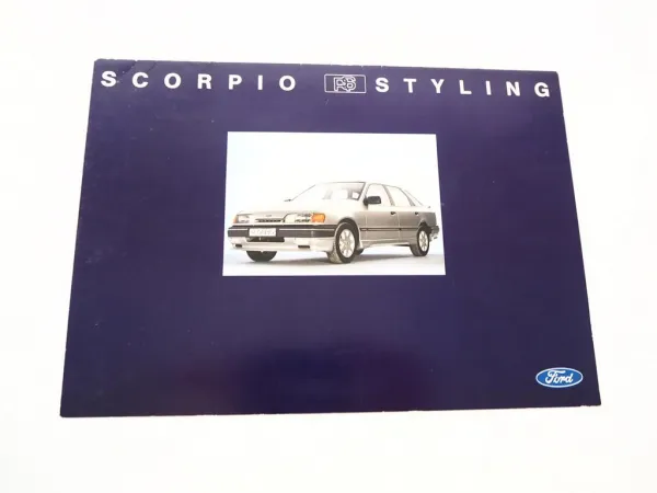 Original Prospekt Ford Scorpio RS Styling Zubehör 1980/90er Jahre