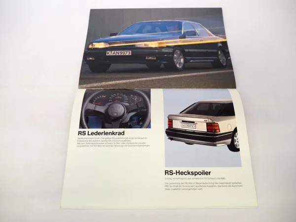 Original Prospekt Ford Scorpio RS Styling Zubehör 1980/90er Jahre