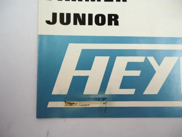 Original Prospekt Heywang Farmer Ladewagen Junior Senior 1969