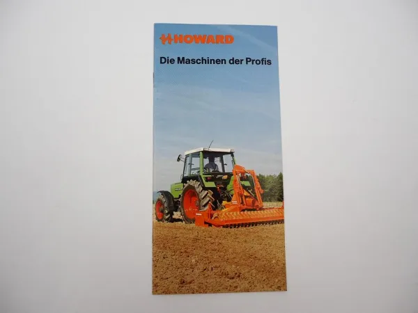 Original Prospekt Howard Landtechnik Produktprogramm 1980/90er Jahre