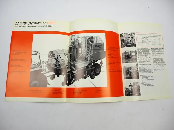 Original Prospekt Kleine Zuckerrübentechnik Automatic Bunkerköpfroder 5002 1979