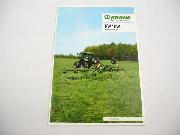 Original Prospekt Krone KW KWT Kreiselzettwender 1917 mit technischen Daten