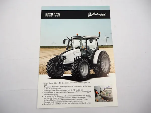 Original Prospekt Lamborghini Nitro R T4i 90 100 110 120 Schlepper 2013
