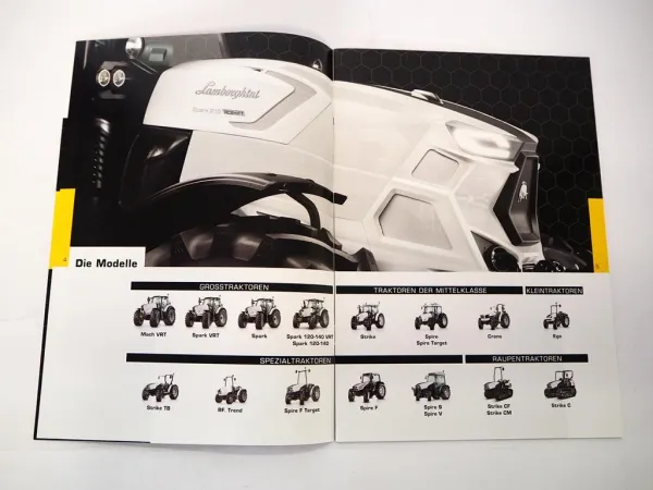 Original Prospekt Lamborghini Produktprogramm Traktoren 2018