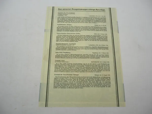 Original Prospekt Lucagra Luftbefeuchtung für Zentralheizungen Ludwigshafen 1928