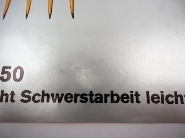 Original Prospekt Ludwig Niemeyer LUNI HL50 Hoflader ca. 1970er Jahre