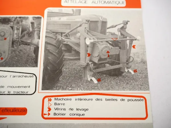 Original Prospekt Matrot effeuilleuse de betteraves Anbaugerät am Schlüter 6600