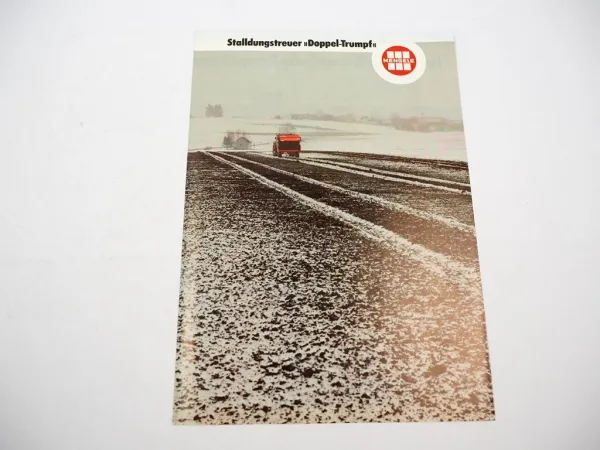 Original Prospekt Mengele ES 200 bis 650 Doppel Trumpf Stalldungstreuer 1980er J.