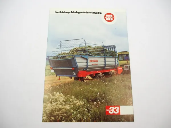 Original Prospekt Mengele LW 210 290 310 320 370 390 Quadro Ladewagen 1980er J.