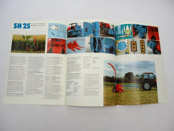 Original Prospekt Mengele SH 25 25N Feldhäcksler 1988