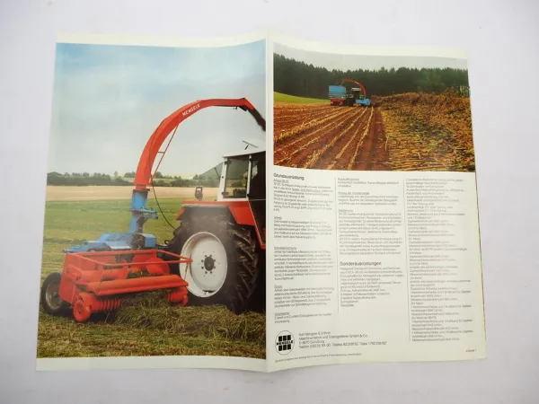 Original Prospekt Mengele SH 25 25N Feldhäcksler 1988