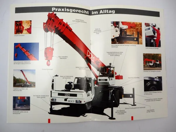 Original Prospekt PPM ATT 240 290 340 390 Mobilkran 1990er Jahre