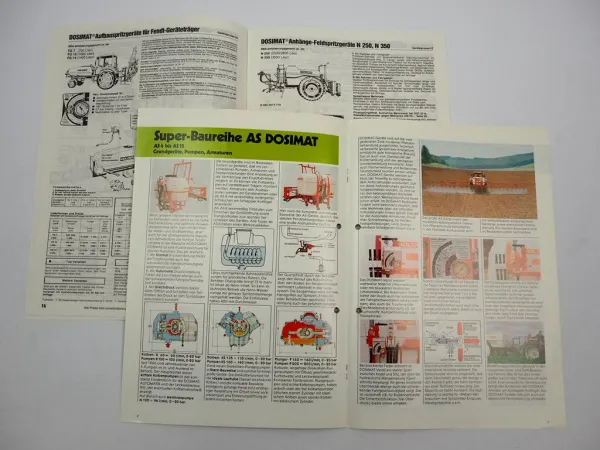 Original Prospekt Preisliste Holder Pflanzenschutzgeräte Feldspritztechnik 1983