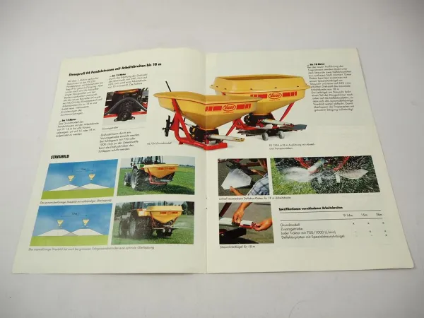 Original Prospekt Vicon PS 04 Pendel-Düngerstreuer Streuprofi Modell 303 - 1654