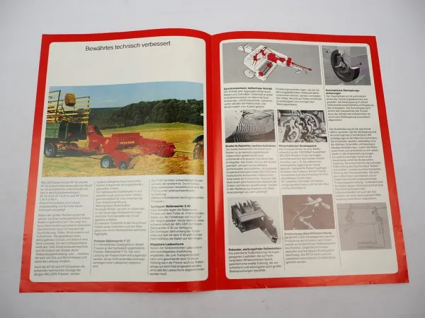 Original Prospekt Welger AP 42 53 Aufsammel Presse 1983/84 mit technischen Daten