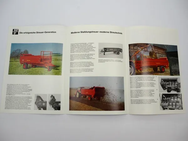 Original Prospekt Welger LS 260 270 280 290 300 Stalldungstreuer 1977