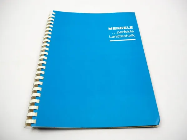 Original Prospektheft ca. 20 Prospekte Mengele Landtechnik Produktprogramm 1987