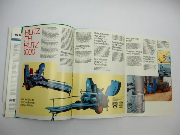 Original Prospektheft ca. 20 Prospekte Mengele Landtechnik Produktprogramm 1987