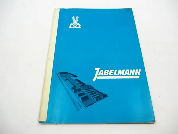 Original Prospektmappe mit 31 Prospekten Jabelmann Fördertechnik 1970er Jahre