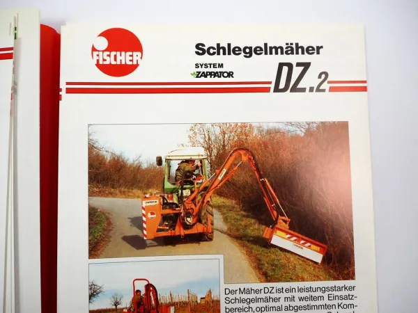 Original Prospektmappe Votex Landtechnik Mähwerke Mulchgeräte 1990