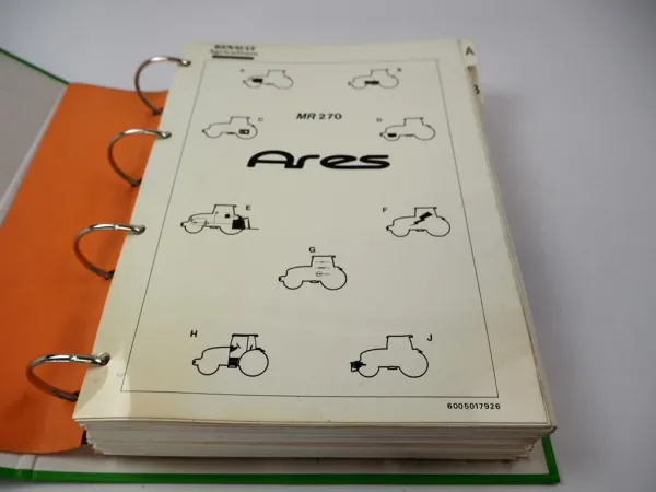 Original Renault Ares 710 720 Traktor Werkstatthandbuch Reparaturanleitung 1997