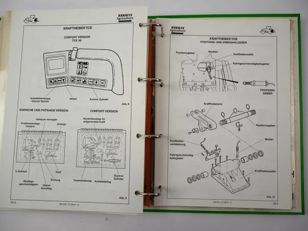 Original Renault Ares 710 720 Traktor Werkstatthandbuch Reparaturanleitung 1997