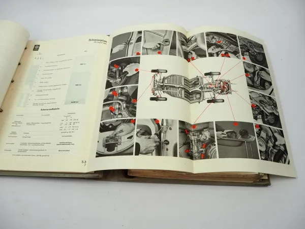 Original Reparaturleitfaden VW Käfer 1200 1300 1500 Werkstatthandbuch 1965 Karmann Ghia Coupe