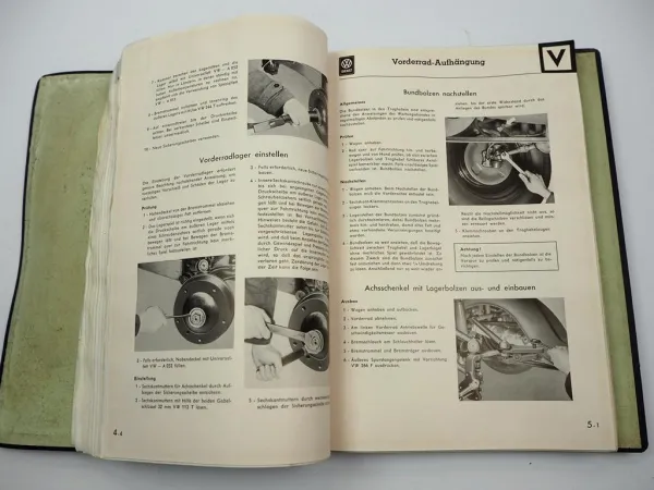 Original Reparaturleitfaden VW Transporter T1 Typ 2 Werkstatthandbuch 1953