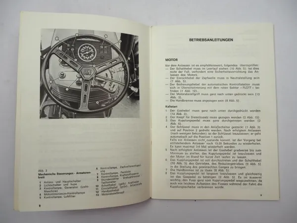 Original Same Condor 55 Traktor Betriebsanleitung Wartung Mörtl Mähwerk 1982