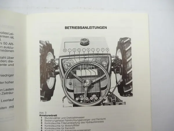 Original Same Explorer 60 Special Traktor Betriebsanleitung Wartung 1987