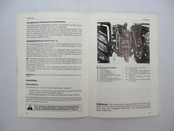 Original Same Explorer 60 Special Traktor Betriebsanleitung Wartung 1987