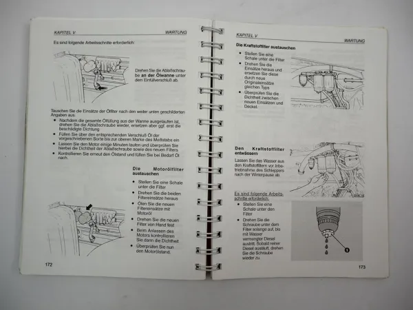 Original Same Rubin 120 135 150 Traktor Betriebsanleitung Wartung 1999