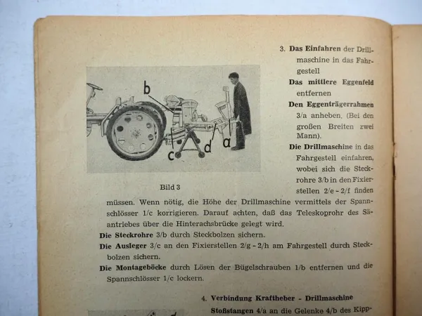 Original Schmotzer Mehrzweckgerät Kombi Record + Drillmaschine Betriebsanleitung