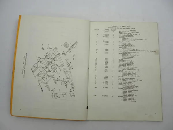 Original Sperry New Holland 717 Feldhäcksler Ersatzteilliste Parts List 1972