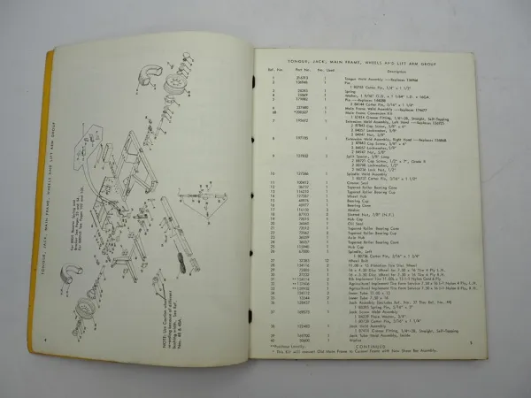 Original Sperry New Holland 880 Feldhäcksler Ersatzteilliste Parts List 1972