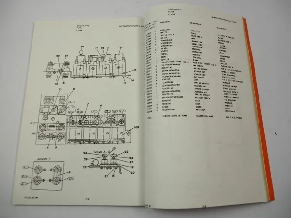 Original Steinbock WN20 Elektro Niederhubwagen Ersatzteilkatalog Parts List 1986