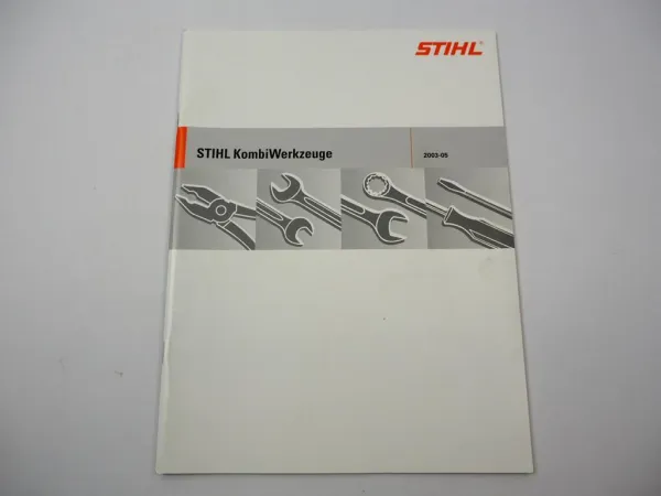 Original Stihl Kombiwerkzeuge Werkstatthandbuch Reparaturanleitung 2003