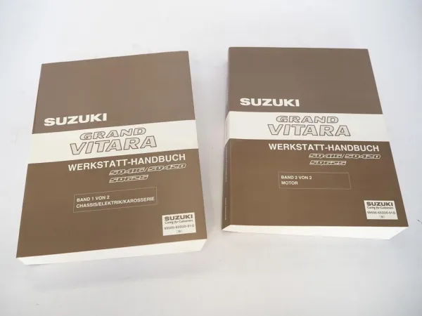 Original Suzuki Grand Vitara ab 2003 Werkstatthandbuch Reparaturanleitung 2 Bände