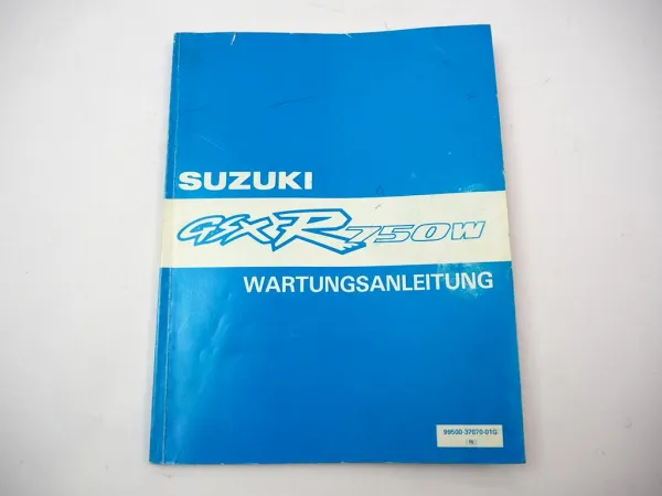 Original Suzuki GSX-R750W Werkstatthandbuch Wartung Reparaturanleitung 1992