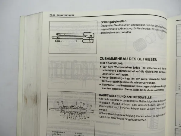 Original Suzuki Jimny FJ SN413 Werkstatthandbuch Reparaturanleitung 1998