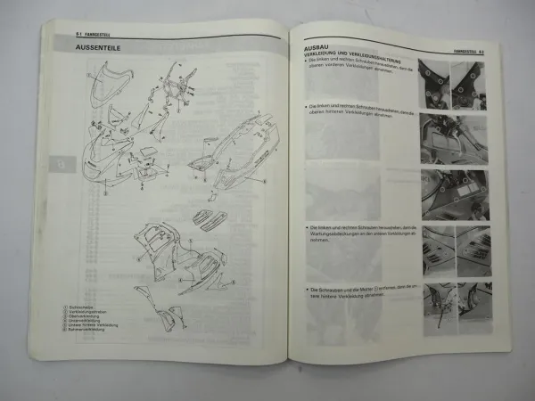 Original Suzuki RF900R Werkstatthandbuch Wartung Reparaturanleitung 1994