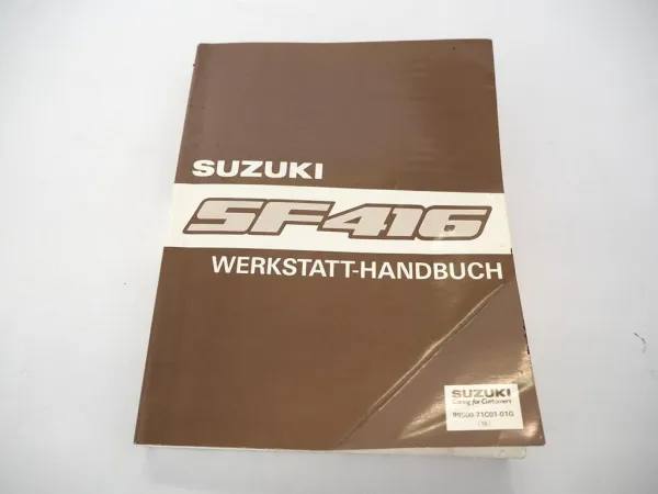 Original Suzuki Swift SF 416 GLX Reparaturanleitung Werkstatthandbuch 1989