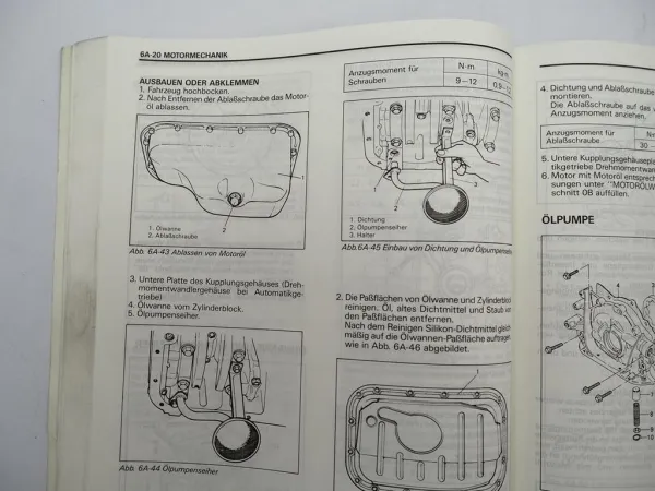 Original Suzuki Swift SF 416 GLX Reparaturanleitung Werkstatthandbuch 1989