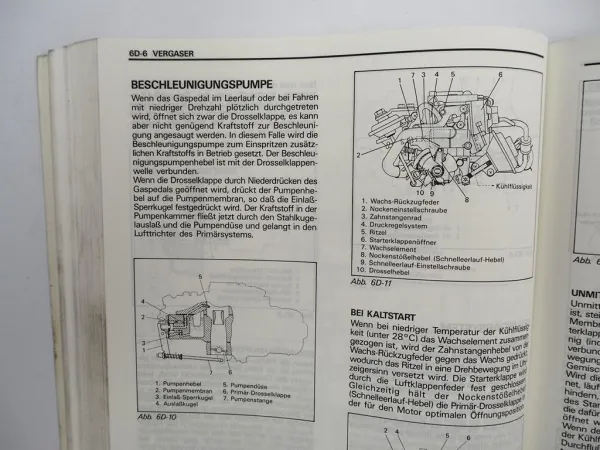 Original Suzuki Vitara ab 1988 Reparaturanleitung Katalysator Werkstatthandbuch