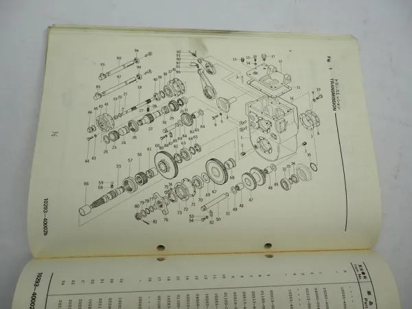 Original TCM FG30Z4 FD30Z4 Forklift Truck Parts Manual Ersatzteilliste Englisch