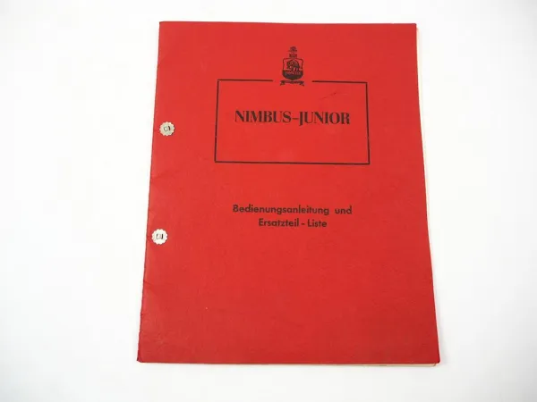 Original Thwaites Nimbus Junior Dumper Betriebsanleitung Ersatzteilliste 1960er