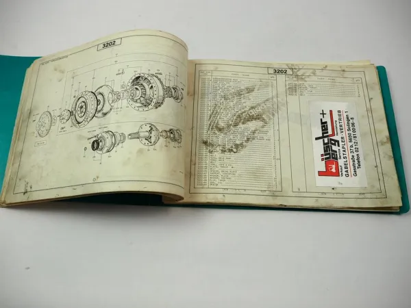 Original Toyota 42-4FG20 Fork Lift Truck Parts Catalog Ersatzteilliste Gabelstapler