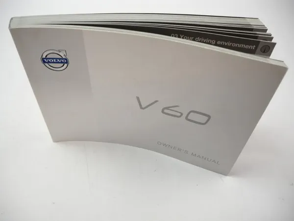 Original Volvo V60 Owners Manual TP16695 English 2013 Bordbuch 410 S.