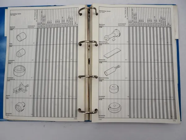 Original VW Audi Spezialwerkzeuge Special Tools Spezial Werkzeug Katalog 1997